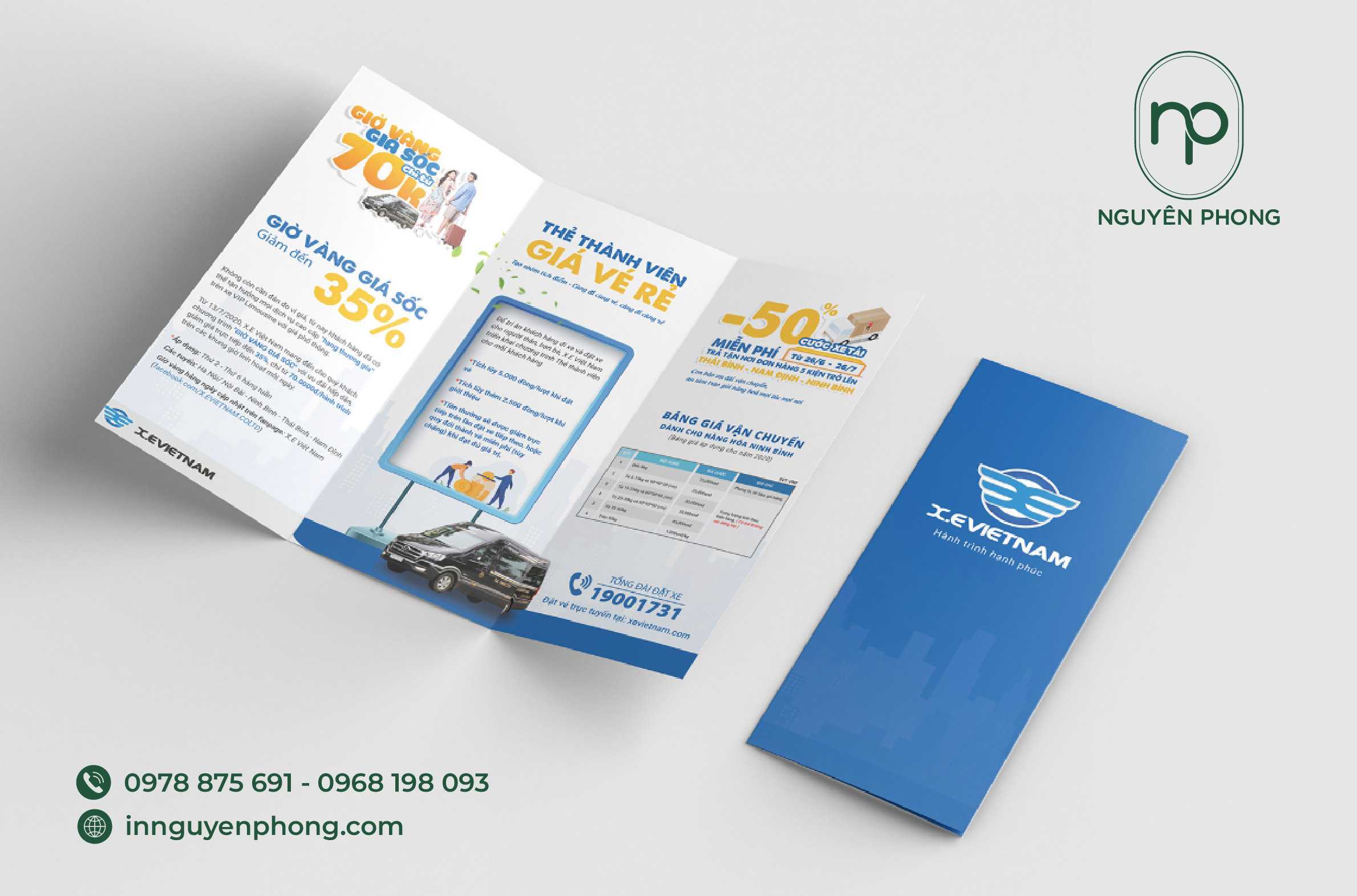 Tờ rơi in sắc nét với công nghệ hiện đại